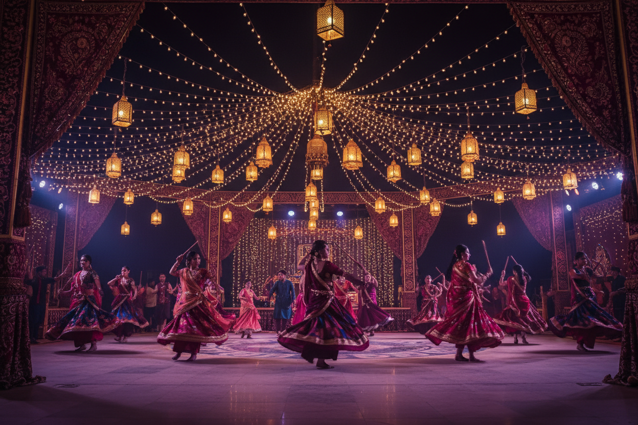 Cinematic Garba Celebration